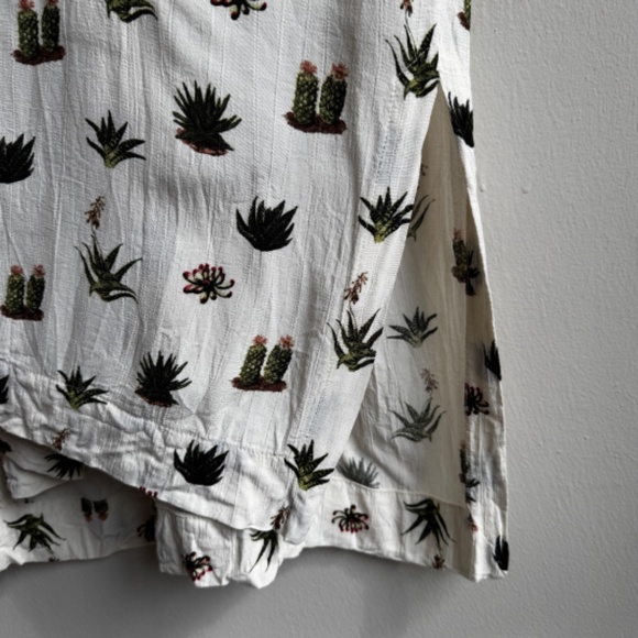 TOPSHOP Cactus Shirt Dress - Size 8 - Picture 5 of 8